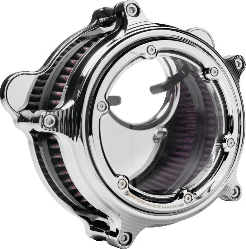 Performance Machine Vision Air Cleaner W Bezel Chrome - 0206-2159-CH For Harley Sportster 1991-2020