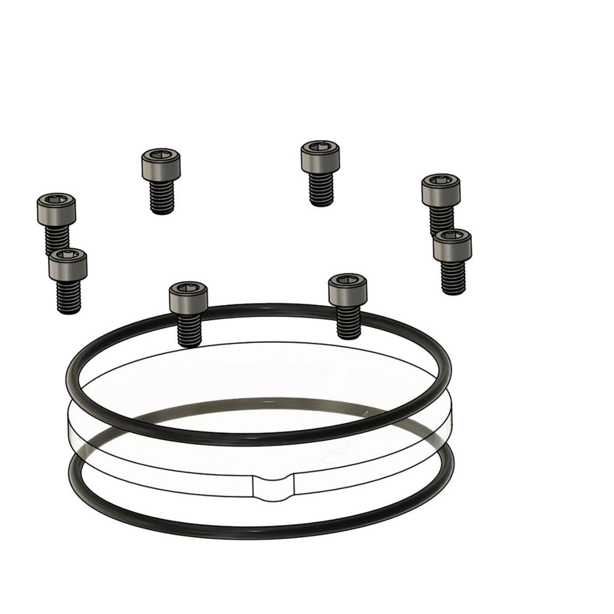 Trask Assault Cam Cover Repair Kit M8 - TM-018-RK For Harley Motorcycles 2017-2026