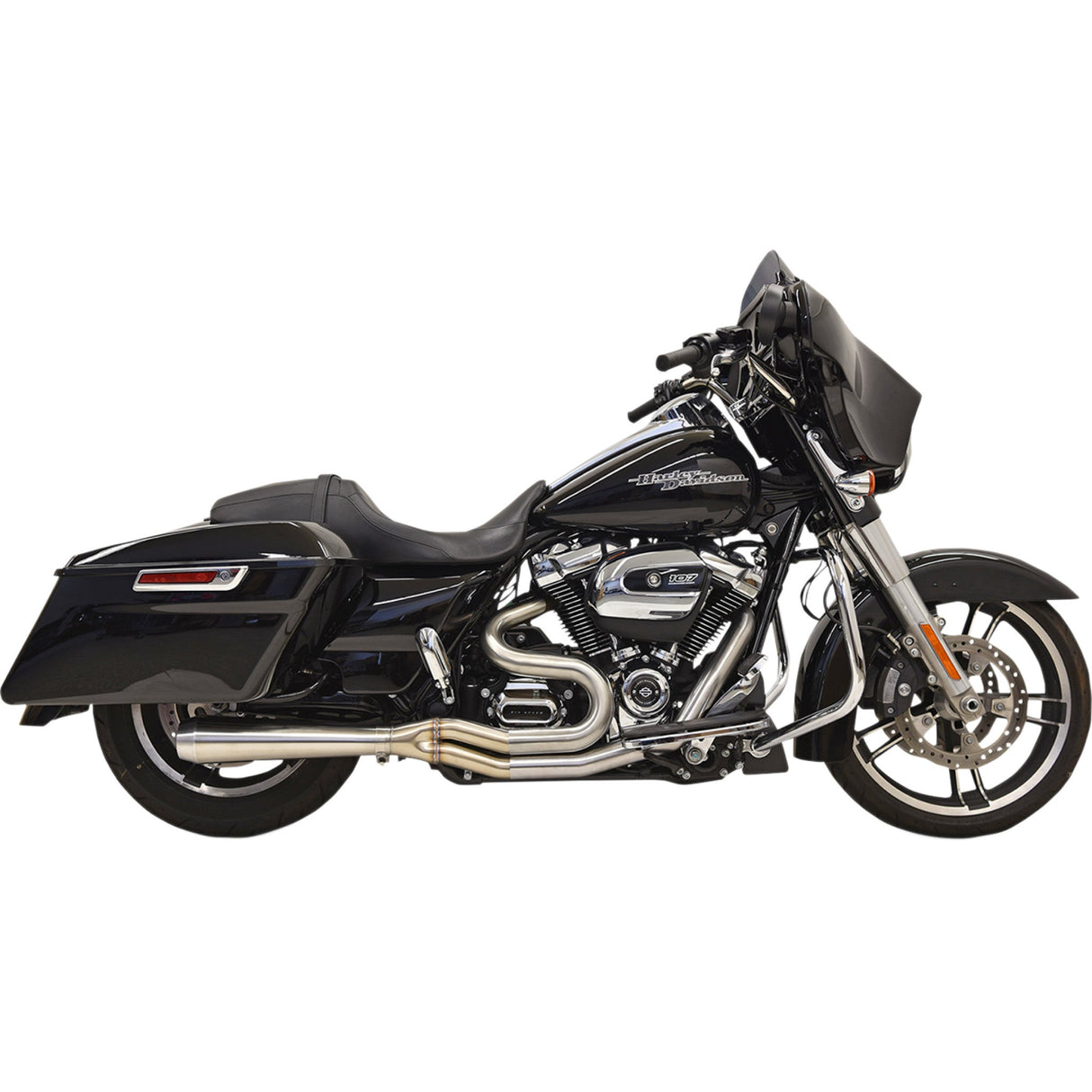 Bassani Xhaust Road Rage III 2-Into-1 Exhaust System - 1F22SS For Harley Touring 2017-2026