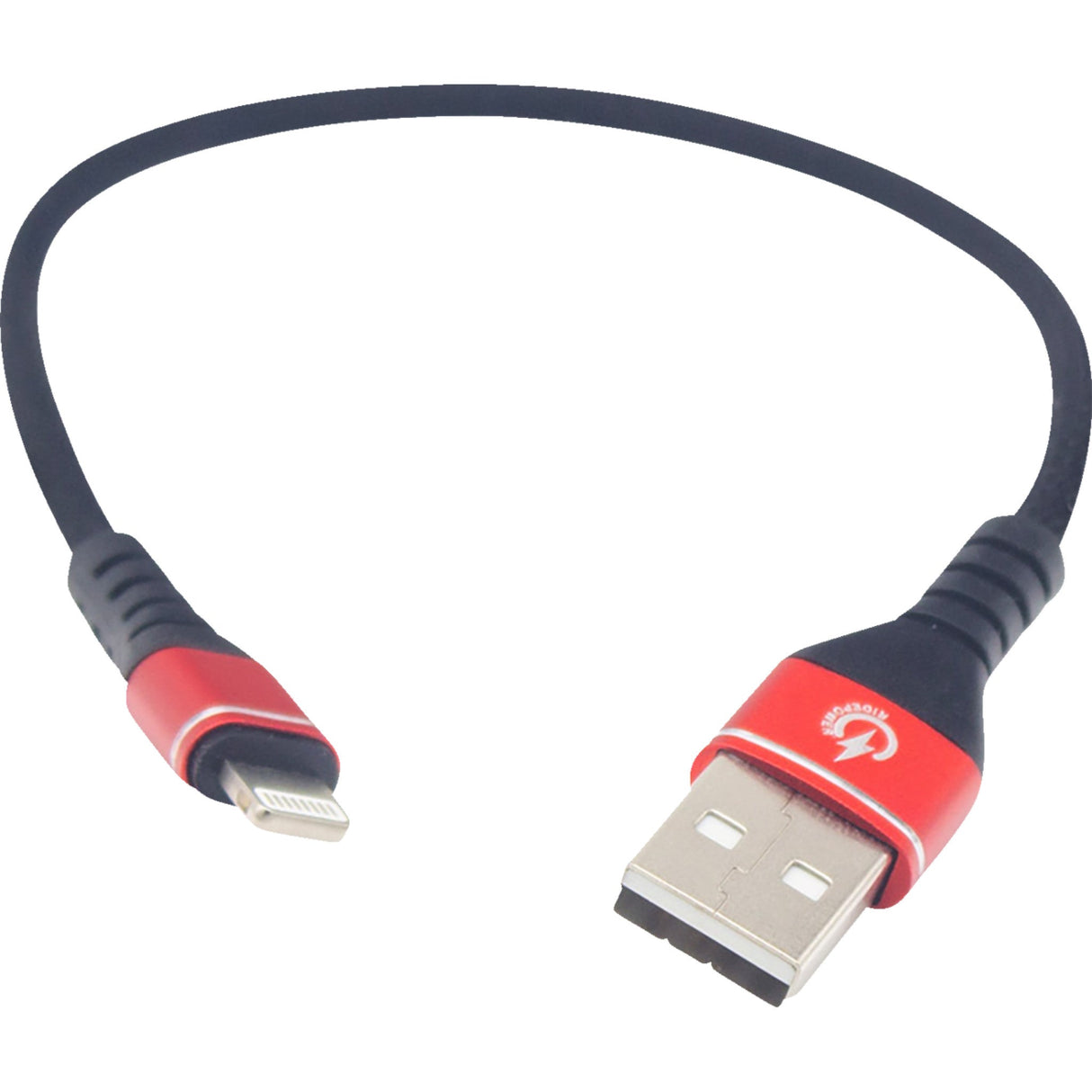 RIDEPOWER 3807-0634 RPUSBLHT75 USB to Lightning Phone Charging Cable USB to Lightning Cable - Charger - Single-End - 7-1/2"