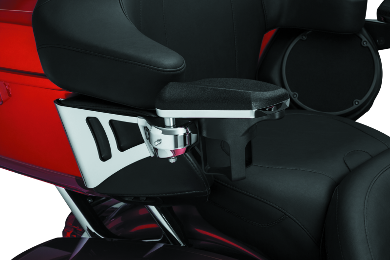Kuryakyn Passenger Armrests Chrome - 8955 For Harley Touring 2014-2021