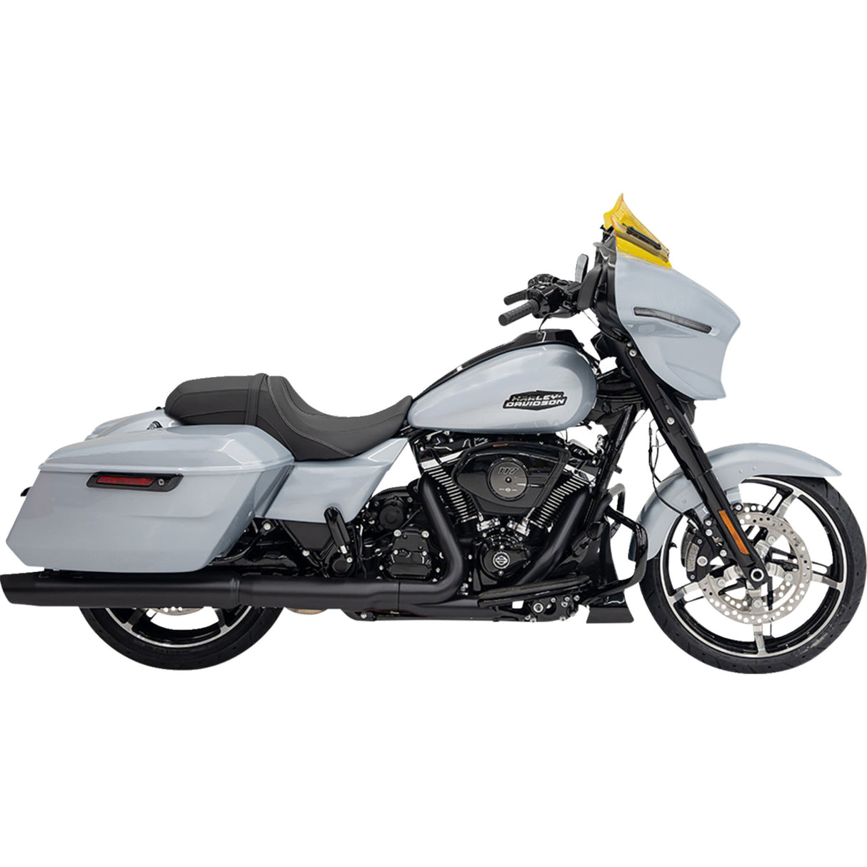 Klock Werks Kolor Flare® Windshield 8" Yellow - KWW-01-0730 For Harley Touring 2023-2026