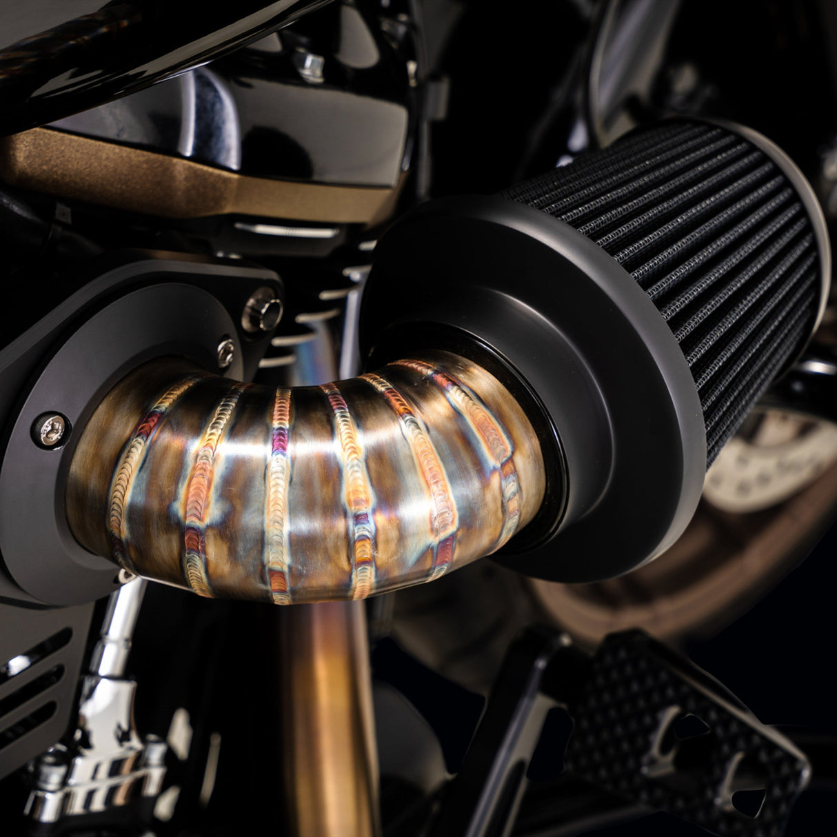 Vance & Hines VO2 Falcon Air Intake Kit Stainless Steel - 71049 For Harley Motorcycles 2017-2025