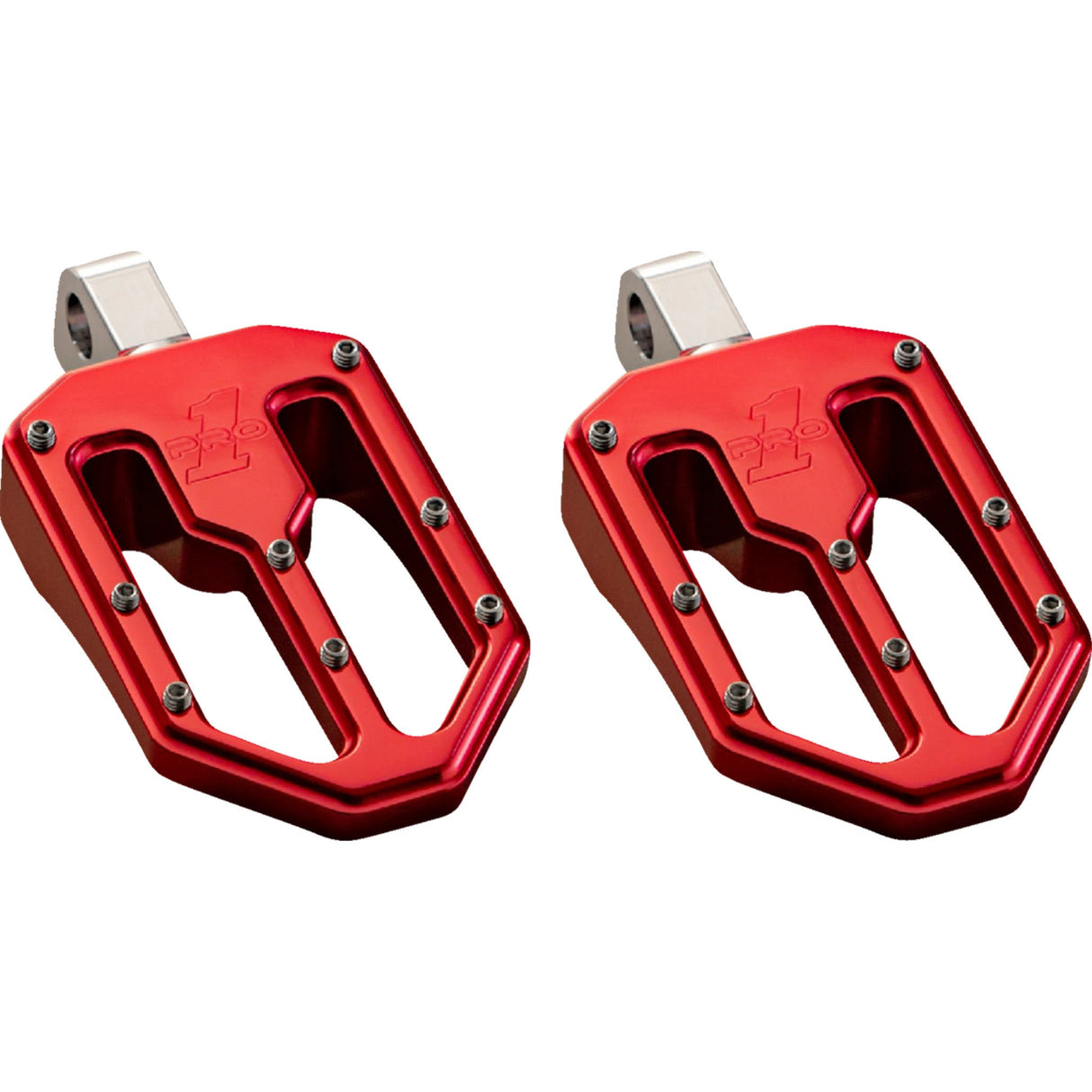 PRO-ONE PERF.MFG. 1620-2279 500751R Moto V1 Foot Peg Moto V1 Peg - Male - Red