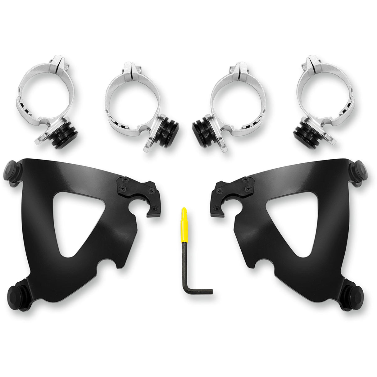 Memphis Shades Trigger Lock Mounting Kit - MEB2028 For Harley Street / Super / Dyna / Softail 2006-2025