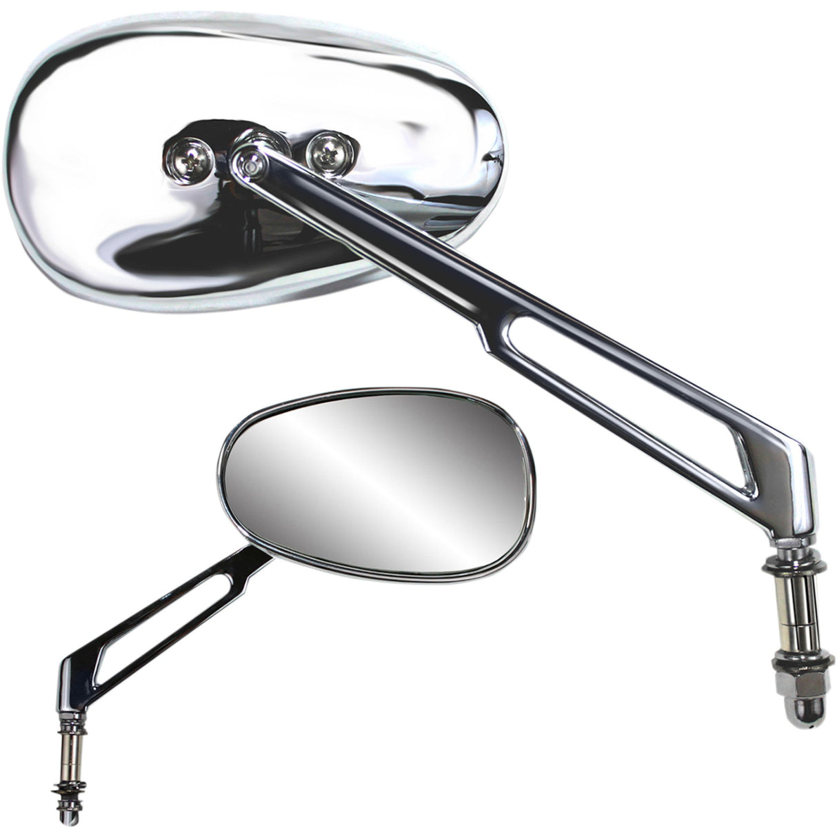 PARTS UNLIMITED 0640-0952 Billet Chrome Mirror
