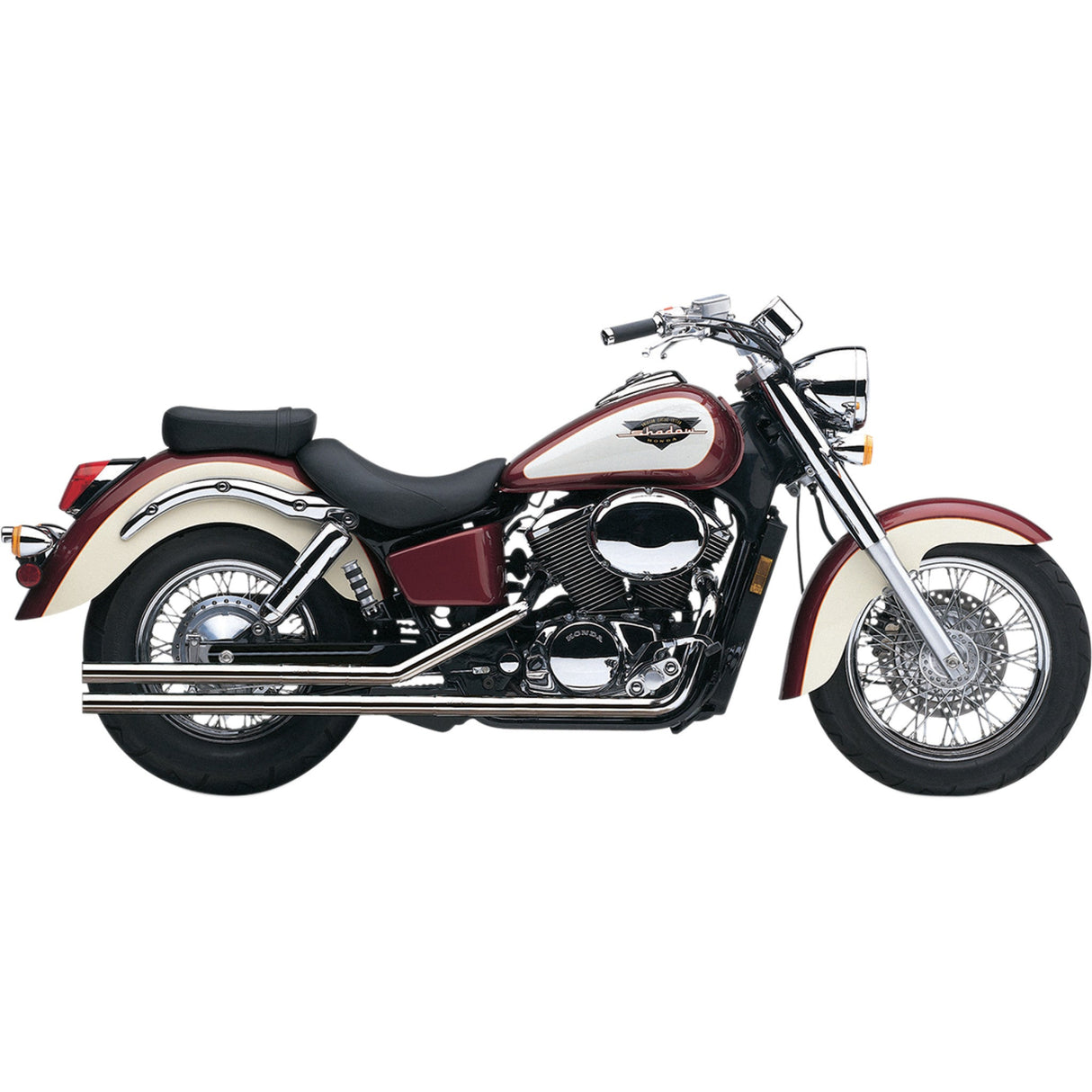 Cobra Lo-Boy 2-Into-2 Exhaust System - 1971 Honda VT750C Shadow 1998-2003