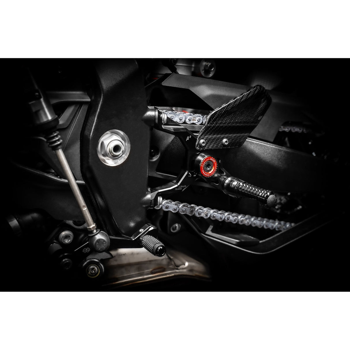 GILLES TOOLING 1623-0578 MUE2-BM05-B MUE2 Rearset black - bmw