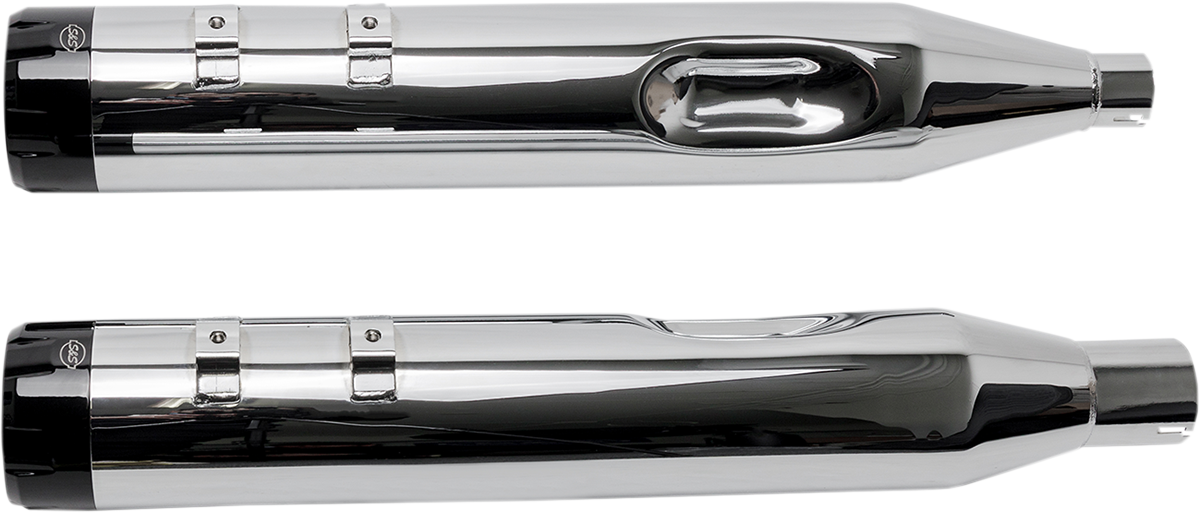 4-1/2" MK45 Performance Mufflers - Black Thruster - 1801-1075