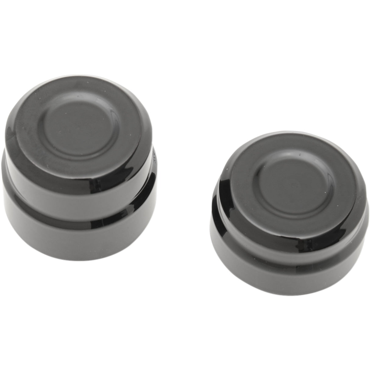 Drag Specialties Billet Axle Caps Rear Black Pair For Harley Sportster 2008-2012