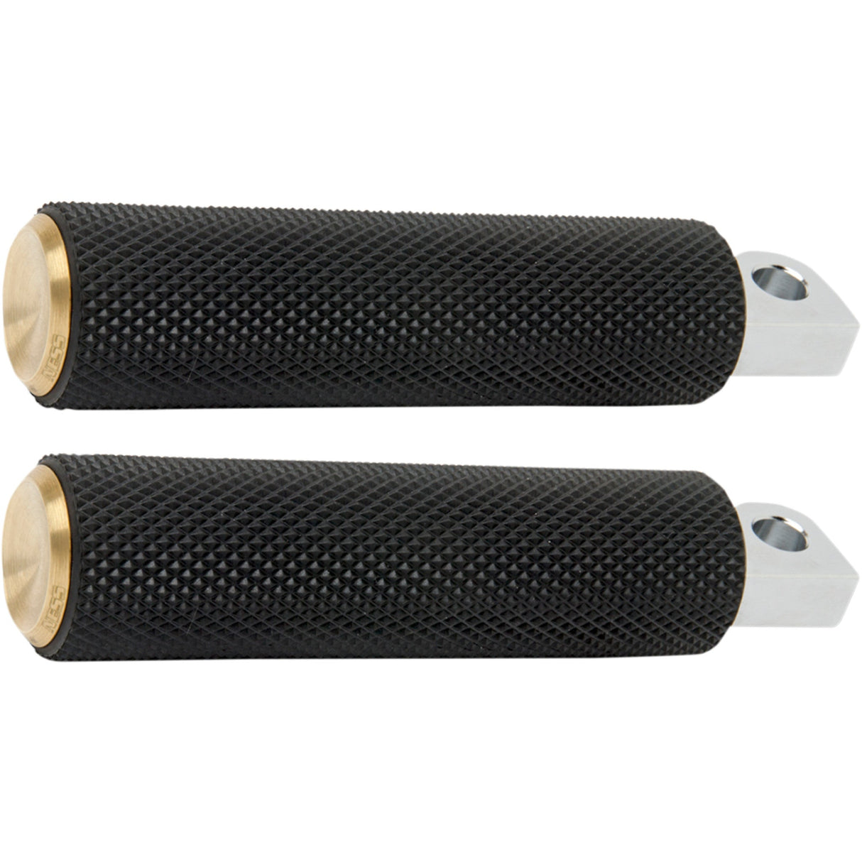 ARLEN NESS 1620-1307 07-932 Fusion Male-Mount Footpegs - Knurled - Brass
