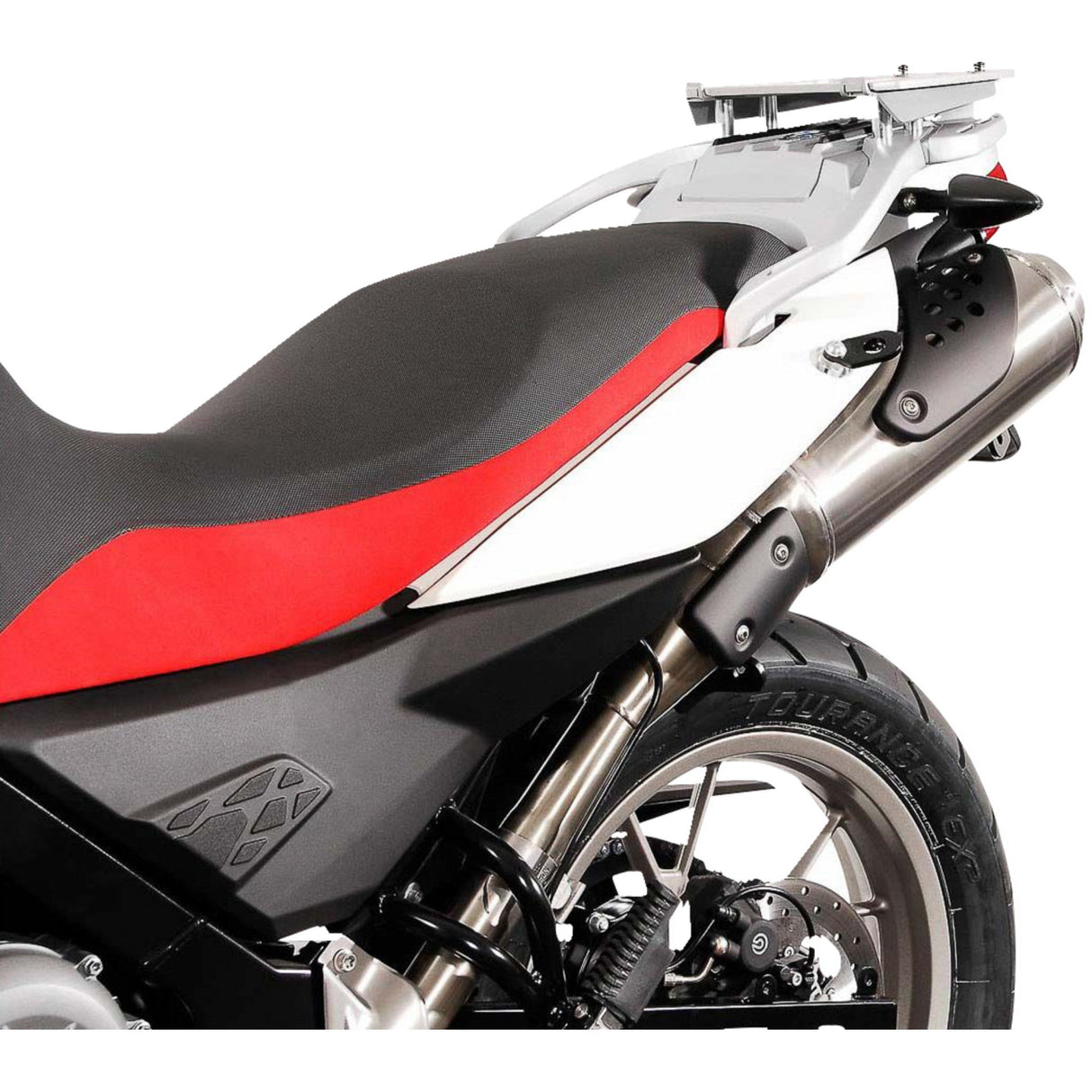 SW-MOTECH 3580-0377 KFT.07.094.70100/B TRAX ADV Aluminum Case System black - bmw f 650 gs/g 650 gs '99-'15