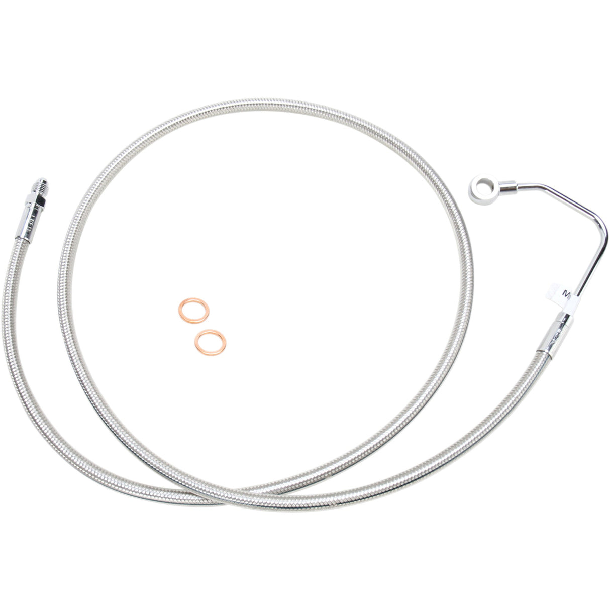 Magnum Shielding Designer Series ABS-Specific Mid Brake Line Kit ABS Polished Stainless - 57011 For Harley Touring 2008-2013