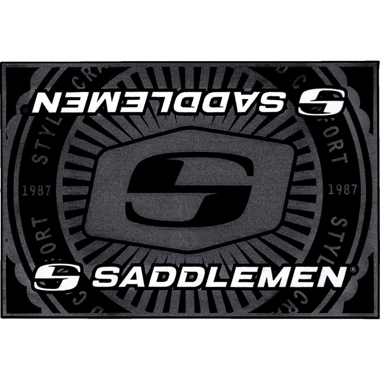 SADDLEMEN 9905-0244 FM-003 Branded Floor Mat Floor Mat - 72" x 48"