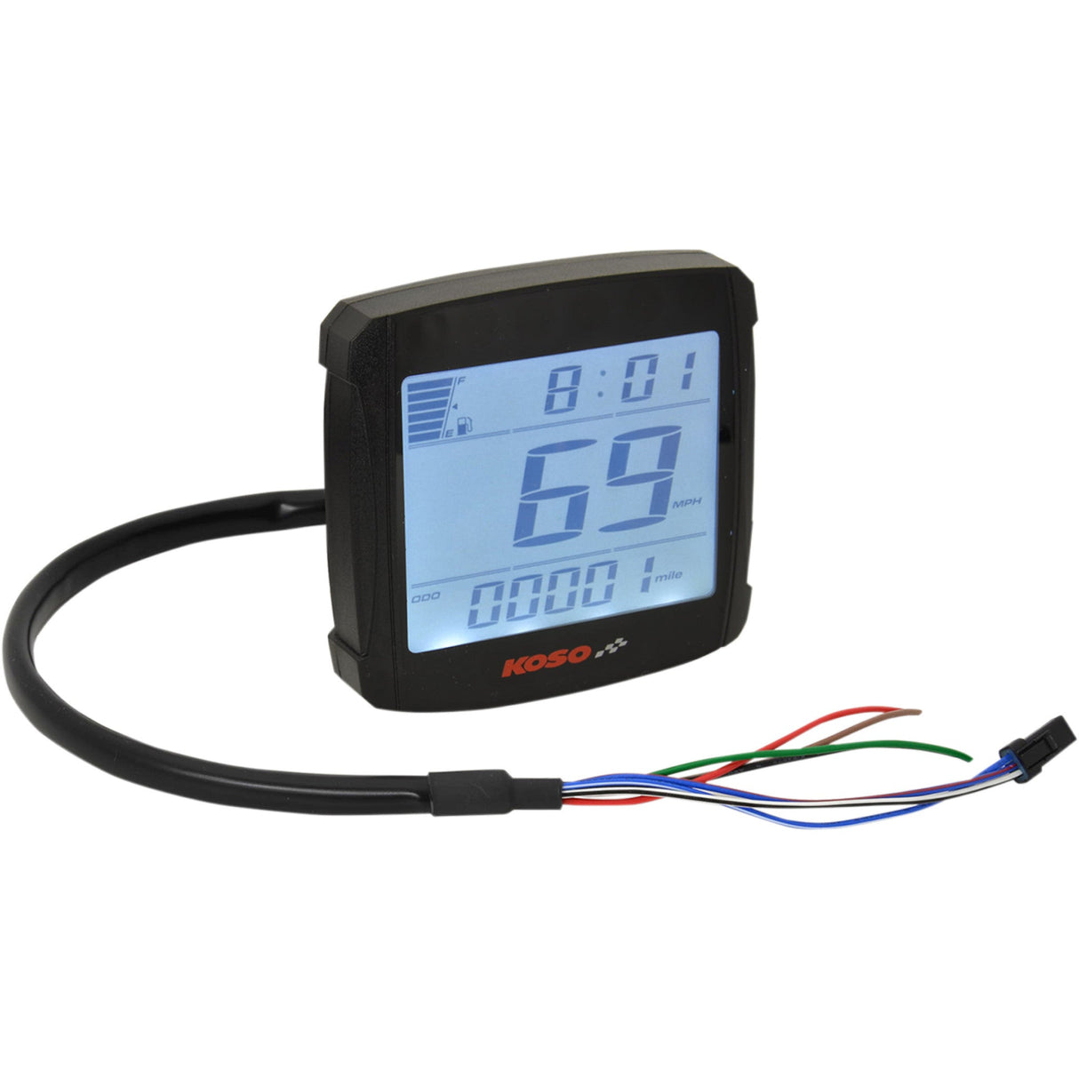 KOSO NORTH AMERICA 2210-0411 BB026000 XR-01 Speedometer 2.94" l x 3.05" w x 0.94" d