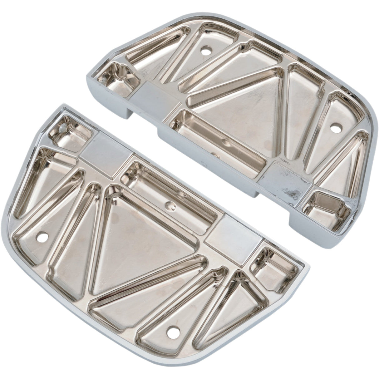 Drag Specialties Passenger Floorboards And Inserts Passenger Chrome For Harley Motorcycles 1986-2026