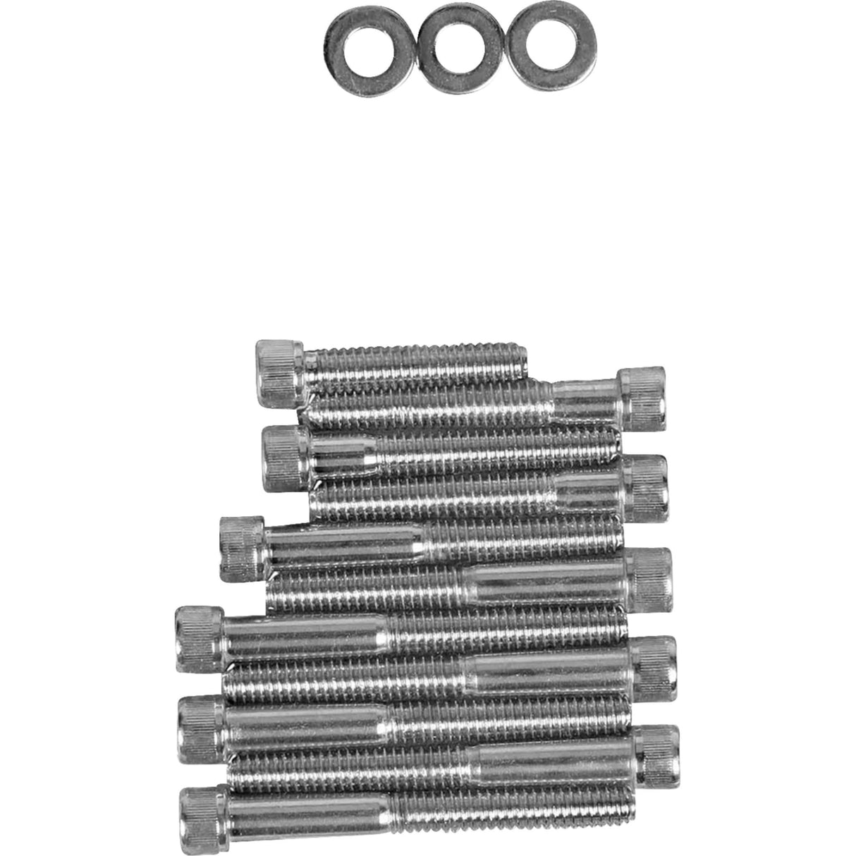 Drag Specialties Cam Cover Bolt Kit Knurled Chrome For Harley Sportster 1991-2003