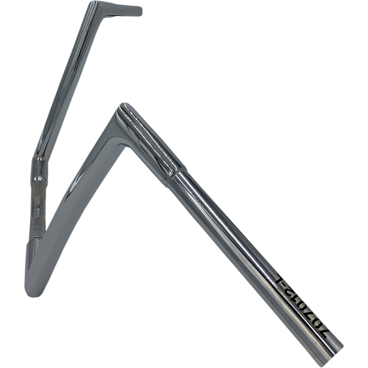FAT Baggers INC. 1-1/4" EZ Install Flat Top Handlebar 12" Chrome - 707012 For Harley Motorcycles 1986-2023