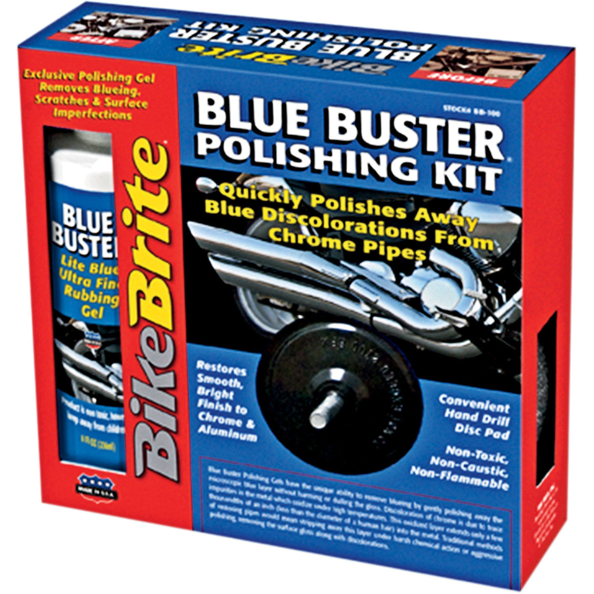 BIKE BRITE DS-700025 BB-100 Blue Buster Polishing Kit
