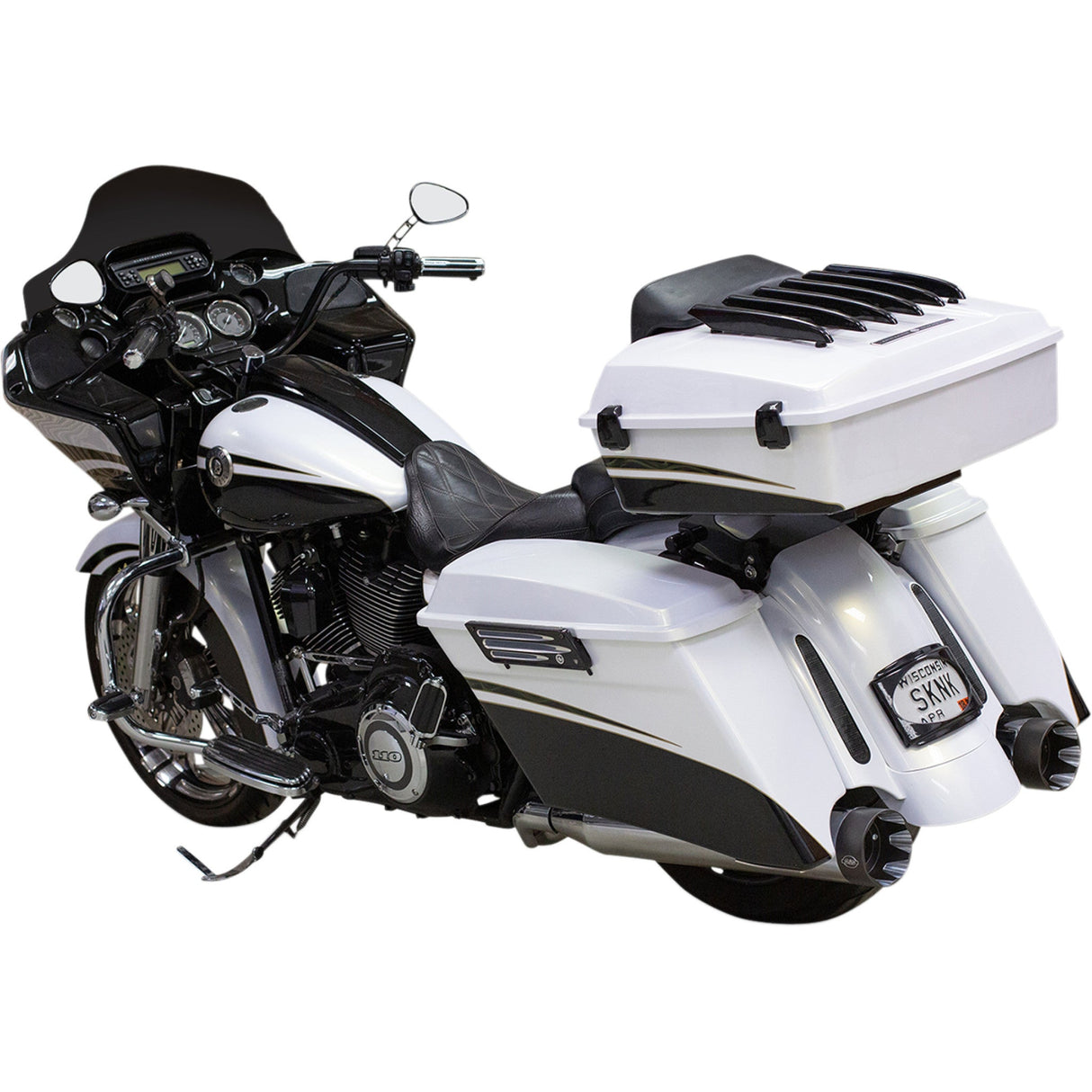 S&S CYCLE 1861-1392 550-0828 Shadow Muffler Kit - Chrome