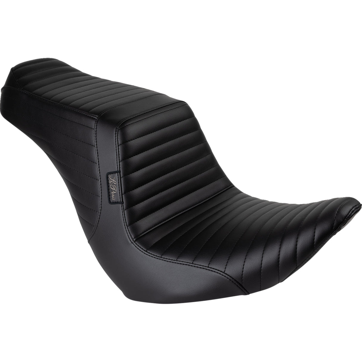 LePera Tailwhip Up Front Seat Pleated Black - LYRU-580PT For Harley Softail 2018-2024