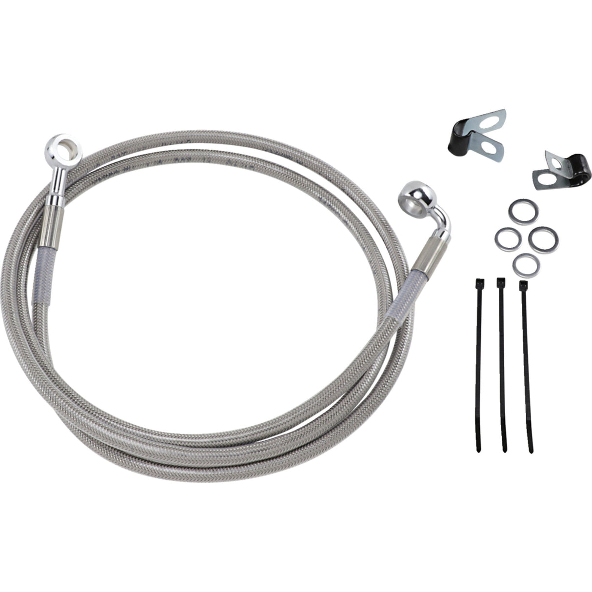 DRAG SPECIALTIES Extended Length Brake Line Kit Front