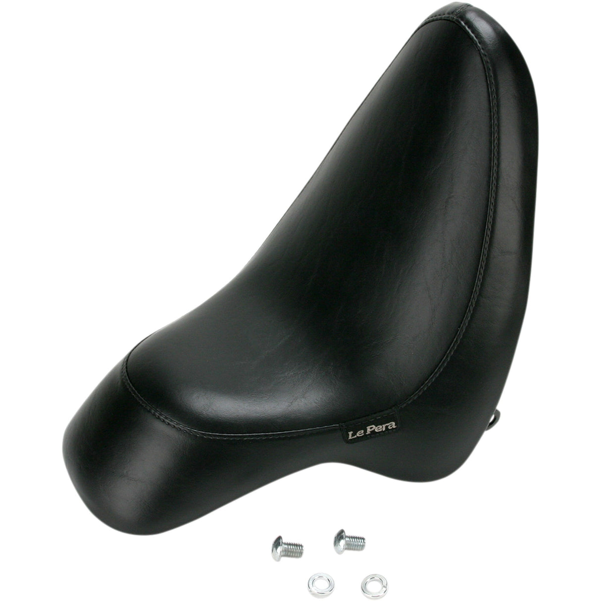LePera Silhouette Solo Seat Smooth Bullet Black - LX-280 For Harley Softail 2000-2007