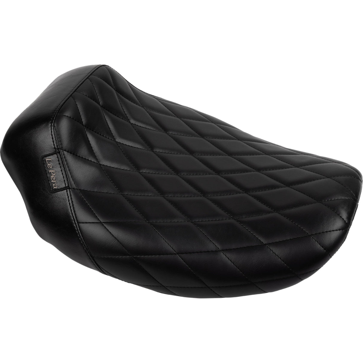 LePera Bare Bones Solo Seat Diamond Stitch - LV-005DM For Harley Touring 2023-2026