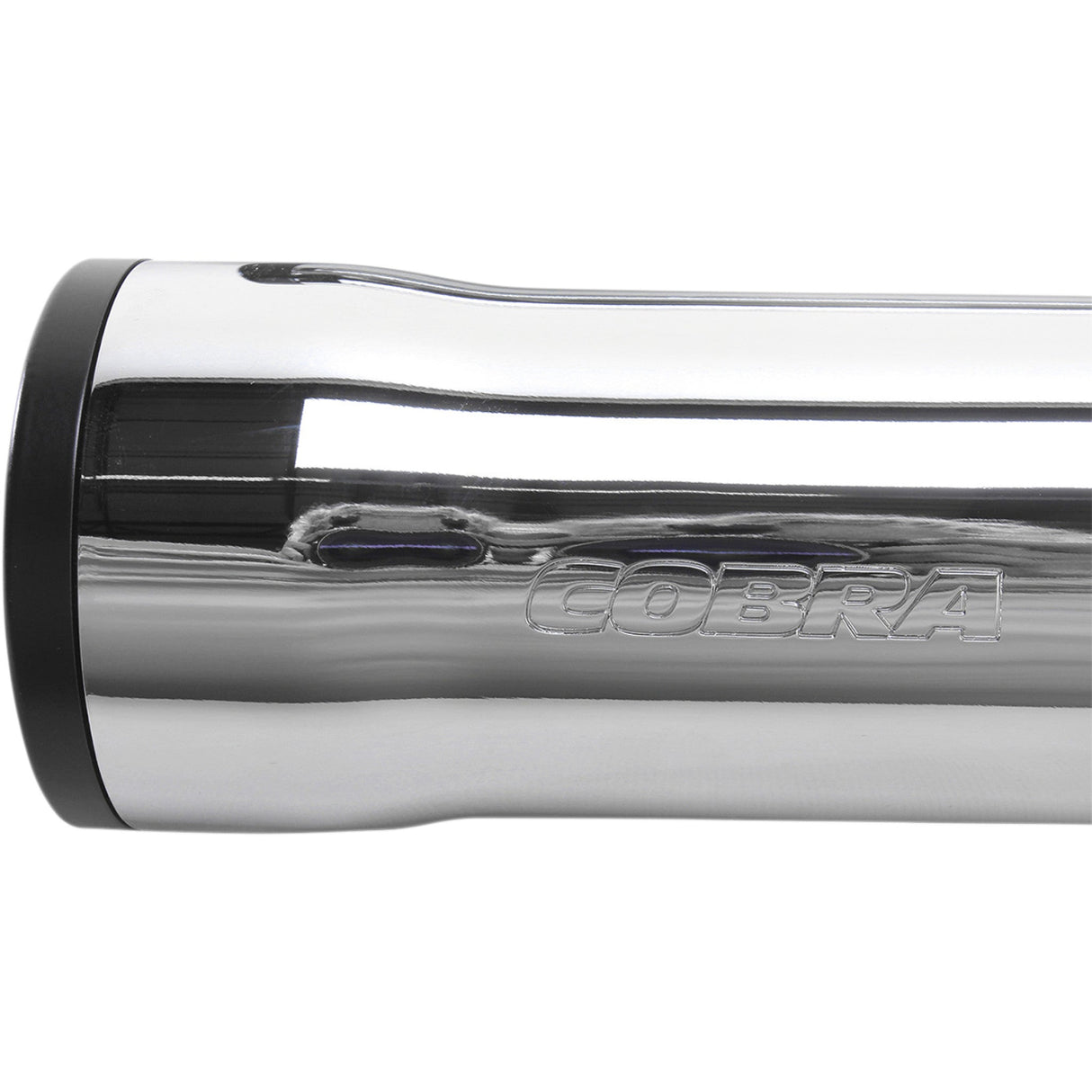 Cobra Slip-On Mufflers With Race-Pro Tips 3" Chrome - 6056 For Harley Dyna 2008-2017