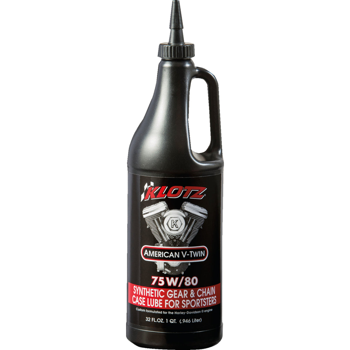 KLOTZ OIL 3603-0039 KH-S80 Techniplate Gear and Chain Case Lubricant for Sportster Chain Case & Gear Oil - 75W-80