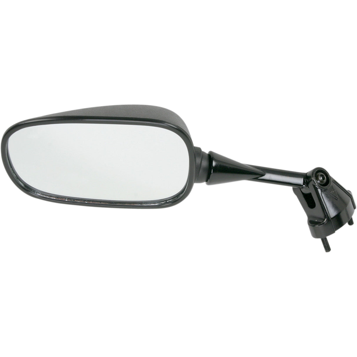 EMGO 0640-0160 20-43012 OEM-Style Replacement Mirror Mirror - Side View - Rectangle - Black - Left