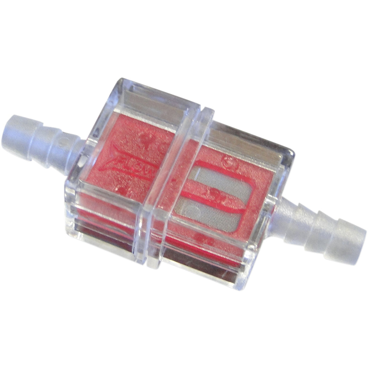 HELIX 0707-0071 118-9213 In-Line Fuel Filters red - 1/4" - display of 21