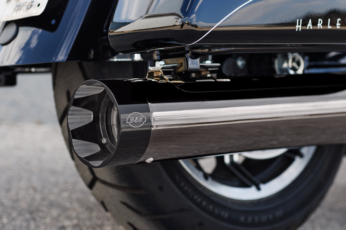 2-into-1 Sidewinder® Exhaust System - Lava Chrome - 50-State - M8 - 1800-2723
