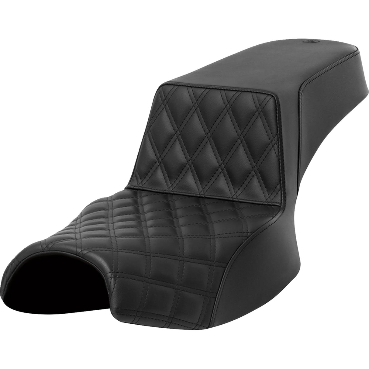 Saddlemen Step-Up Seat — Front Lattice Stitch Extended Reach - I20-06E-172 For Indian 2020-2026