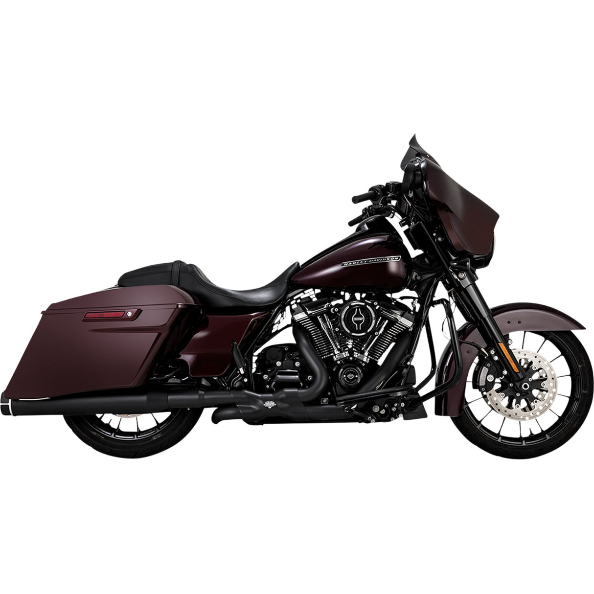 Vance & Hines Torquer 450 Slip-On Mufflers Machine Cut - 46676 For Harley Touring 2017-2026