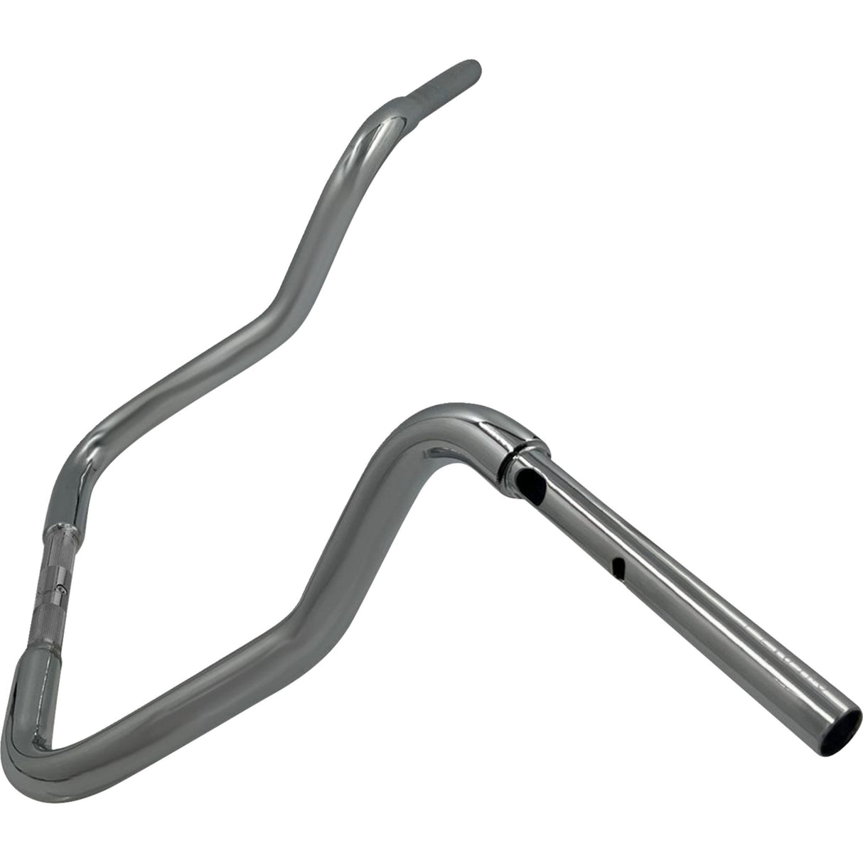 FAT Baggers INC. 1-1/4" EZ Install Round Top Handlebar Reduced Reach 13" Chrome - 943013 For Harley Street Glide 2023-2026