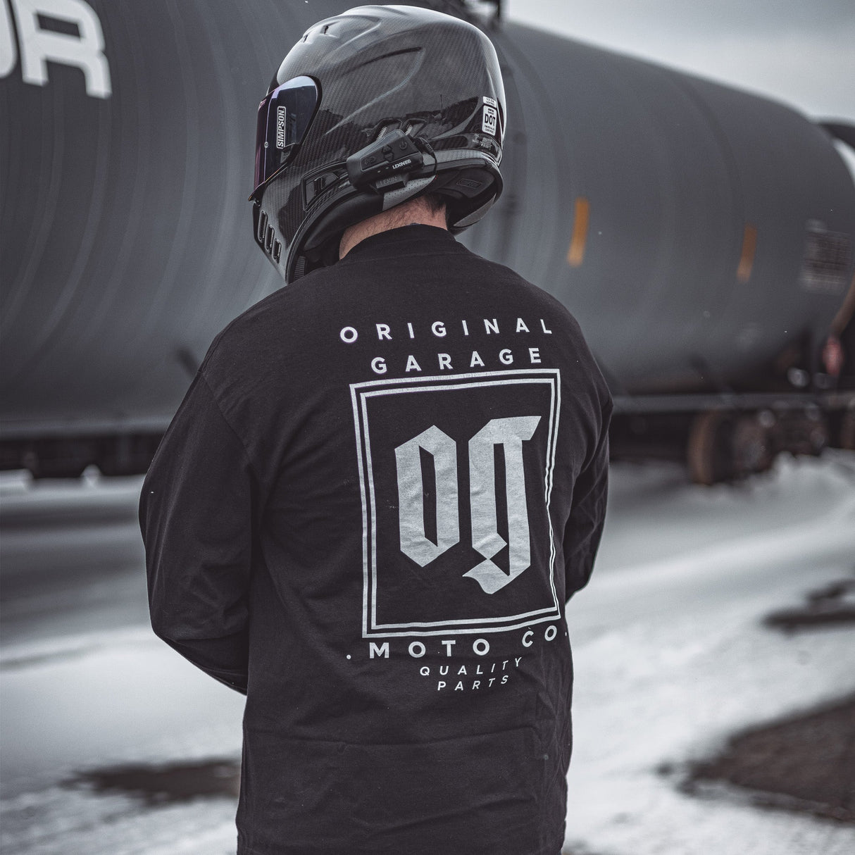 Original Garage Moto Race Team Long Sleeve - Black