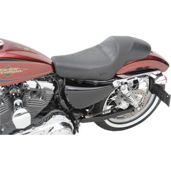 Saddlemen Americano 2-Up Cafe Seat XLR - 807-11-0923 For Harley Sportster 2004-2022 (3.3G Tank)