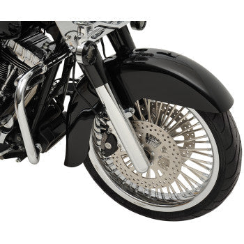 Arlen Ness Dual-Disc Hot Legs Fork Legs Chrome Smooth Dual Disc - 40-503 For Harley Touring 2014-2025