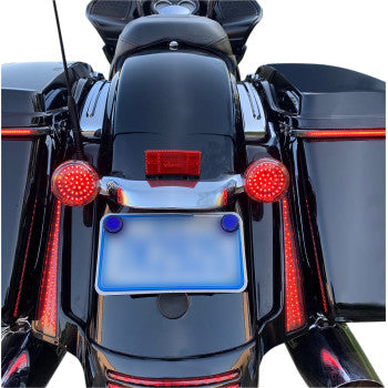 Drag Specialties LED Turn Signal Inserts Red For Harley Motorcycles 2007-2021