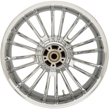Coastal Moto Atlantic Precision Cast 3D Wheel Atlantic 3D Rear Single Disc Without ABS Chrome 18x5.5 - 3D-ATL185CH For Harley Touring 2009-2026