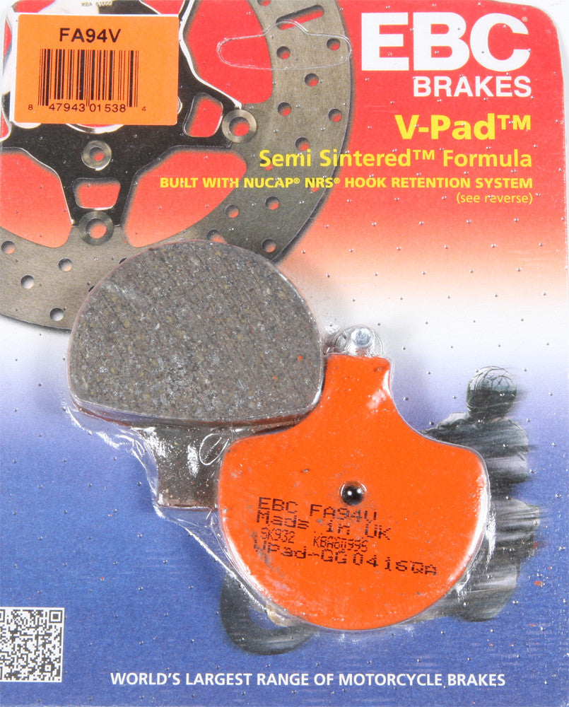 Ebc 15-94V FA94V BRAKE PADS FA94V SEMI-SINTERED V SERIES