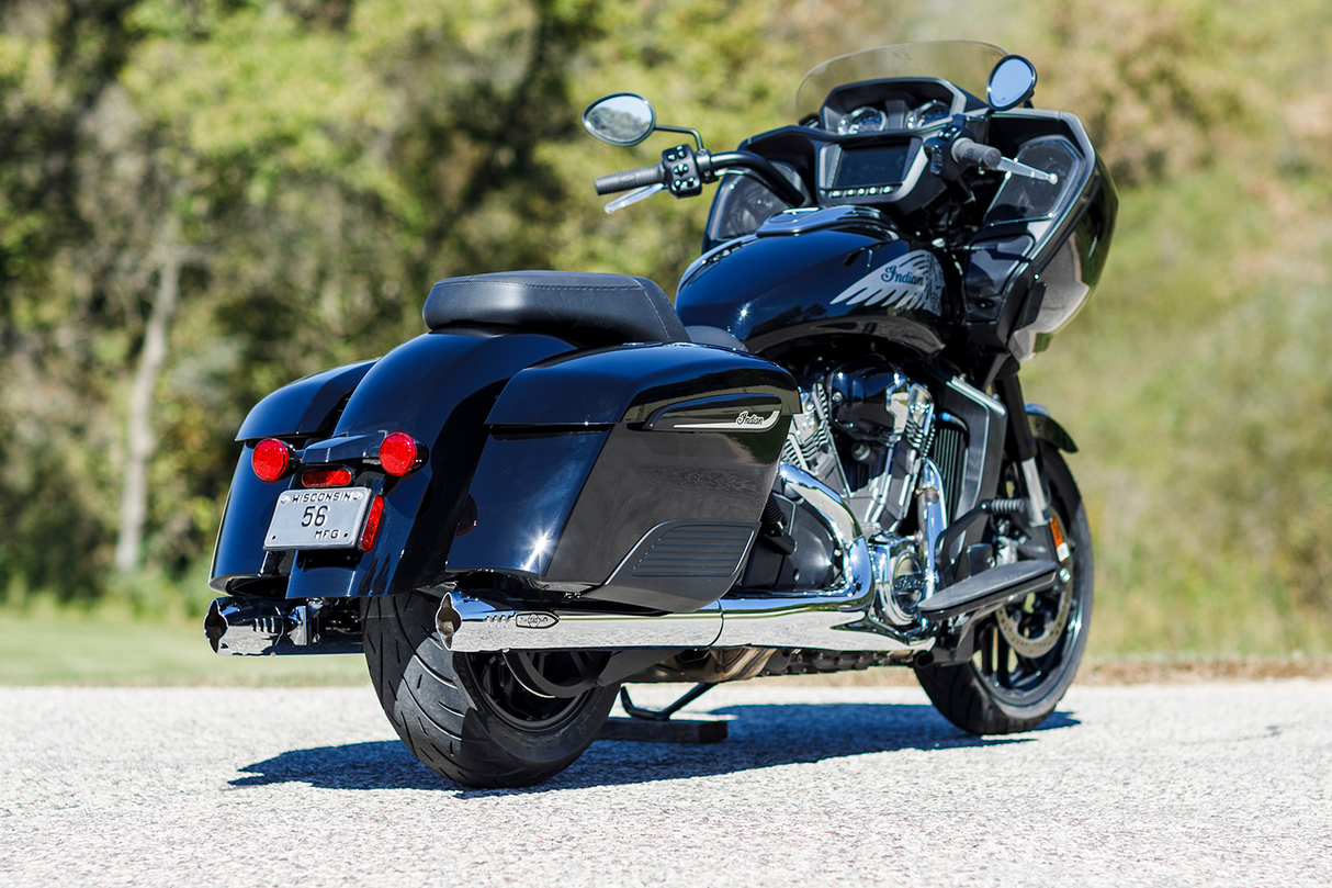 4" Broadhead Slip-On Mufflers - Fishtail - Chrome - 1801-1766