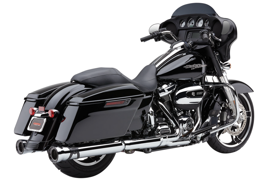 Cobra 4" Race-PRO Slip-ONS Chrome - 6216 For Harley Touring 2017-2026