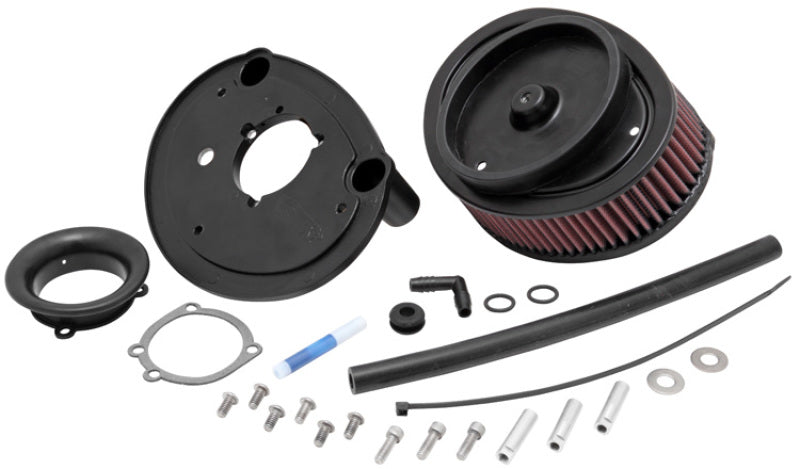 K & N Engineering Oval Red 9in Intake System For - RK-3910-1 For Harley Motorcycles 1999-2017