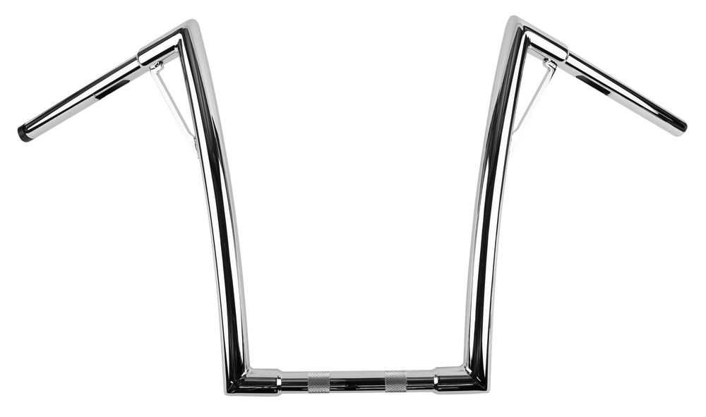 Burly Brand Louie 16" Bar 1.25" Chrome - B12-7008C For Harley Motorcycles 1980-2023