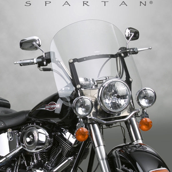 National Cycle 562-20103 N21300 SPARTAN WINDSHIELD CLEAR QUICK RELEASE 17"