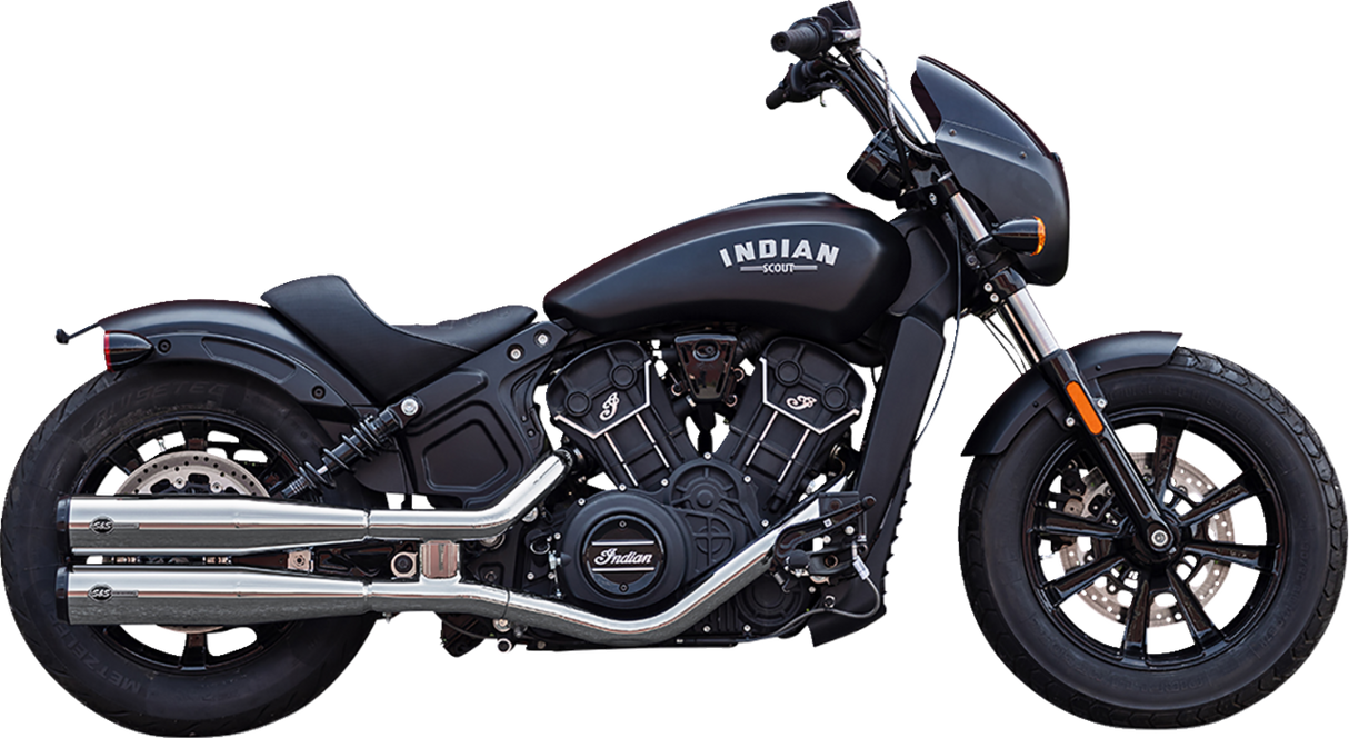 Grand National Slip-On Mufflers - Chrome - 50-State - 1811-4517