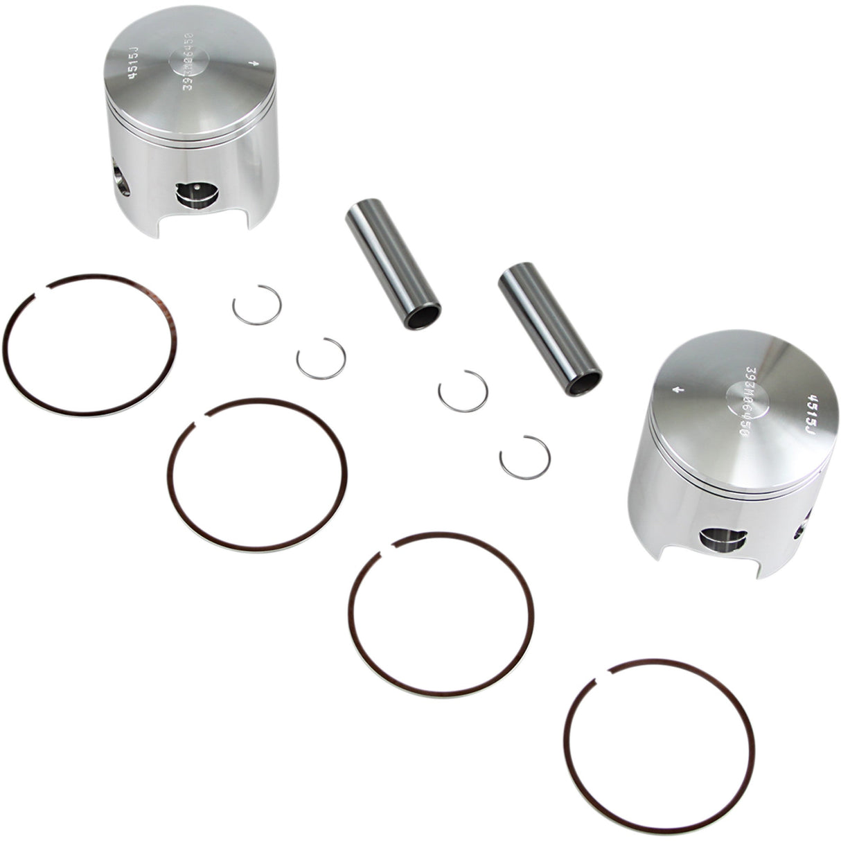 WISECO 0903-0423 K130 Piston Kit Forged Series for 2-Stroke Piston Kit - 64.50 mm - Yamaha RD350/RD400