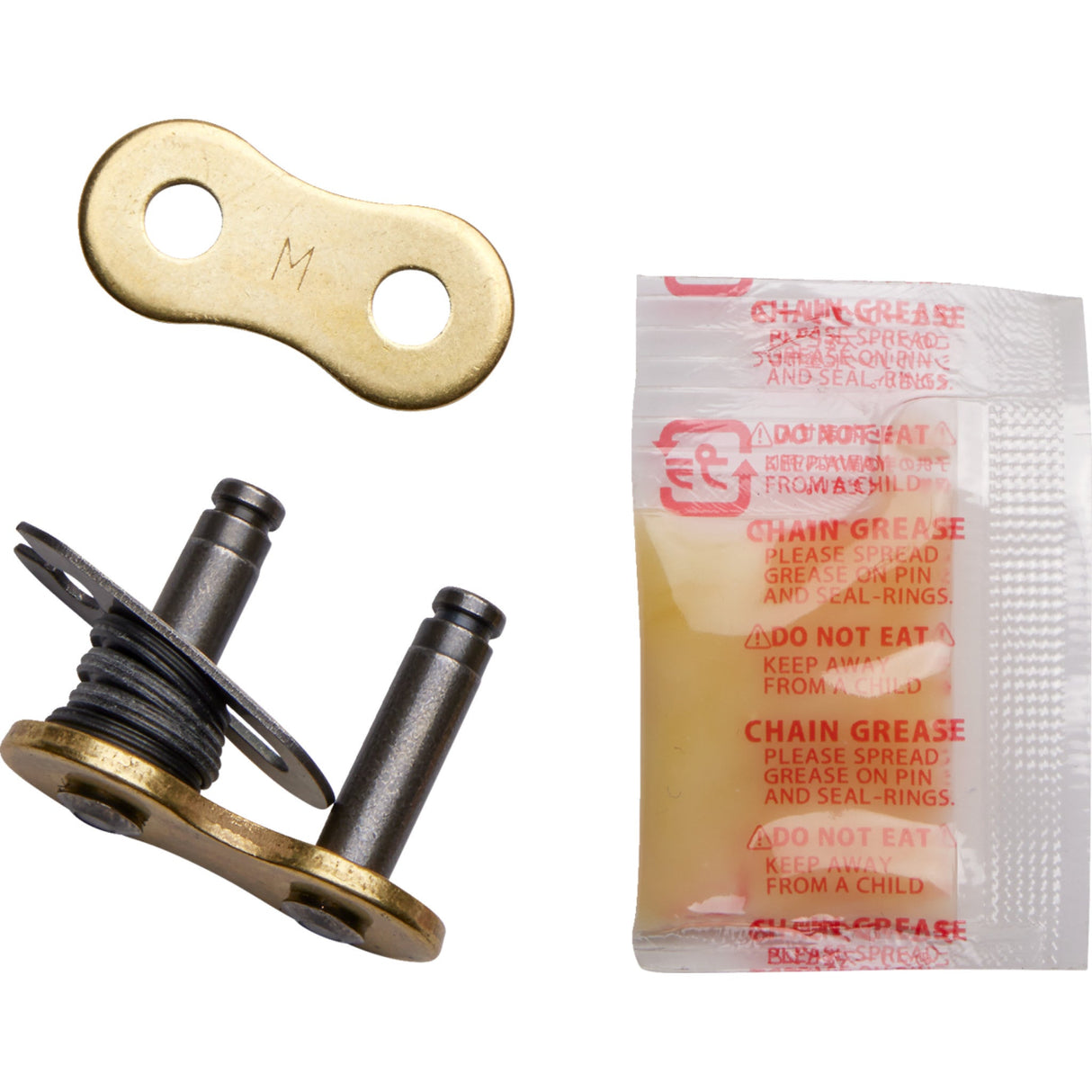 RK 1225-0421 525MAXX-CL-G Max Series Clip Connecting Link — 525 MAX X 525 Max-X - Connecting Link - Clip - Gold